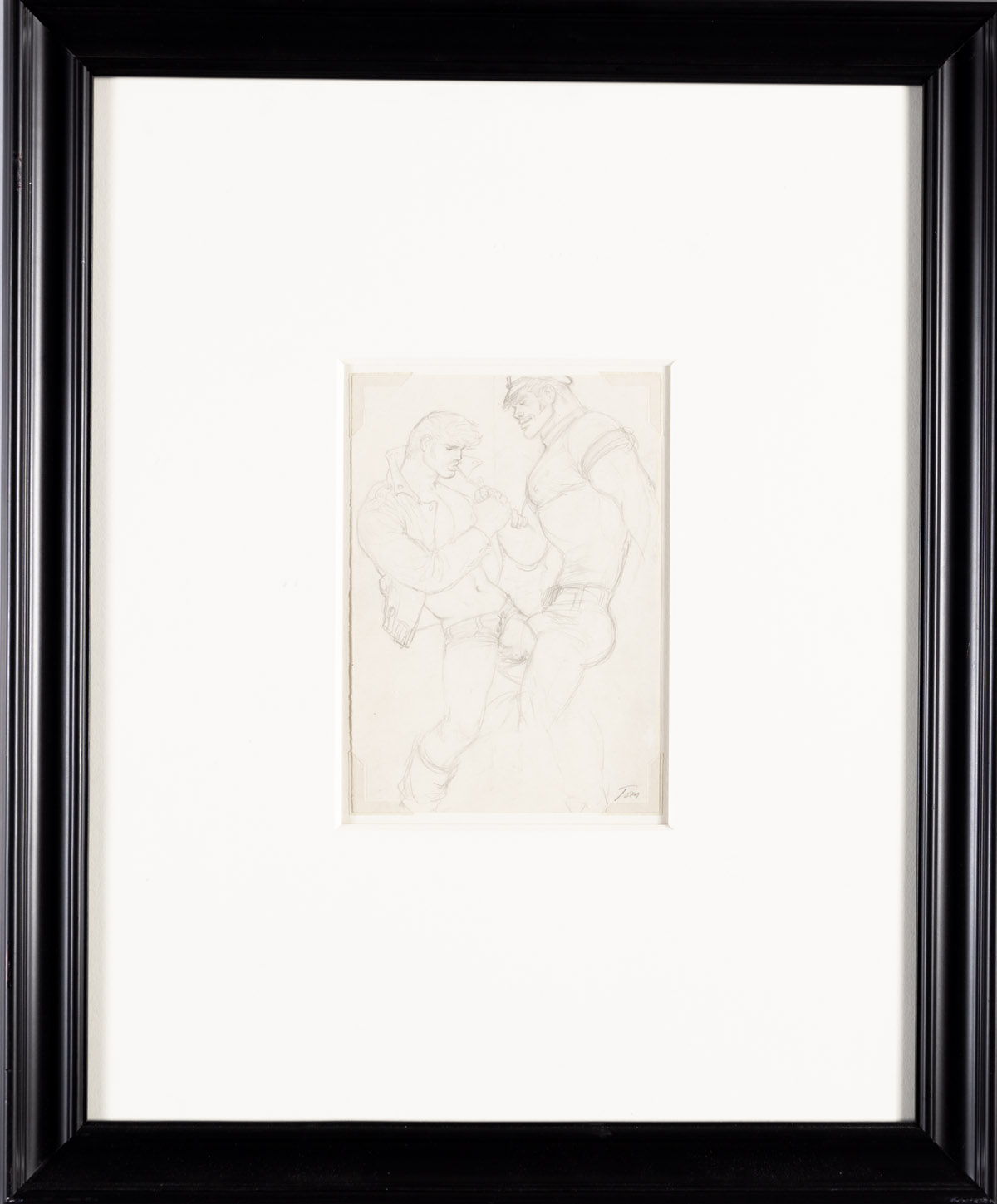 TOM OF FINLAND (1920-1991) Untitled (Preparatory drawing).